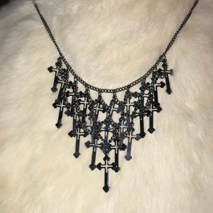 Cross Necklace V shaped